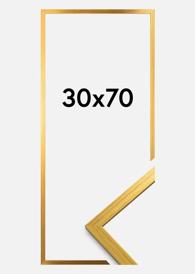 Moldura Edsbyn Dourado 30x70 cm