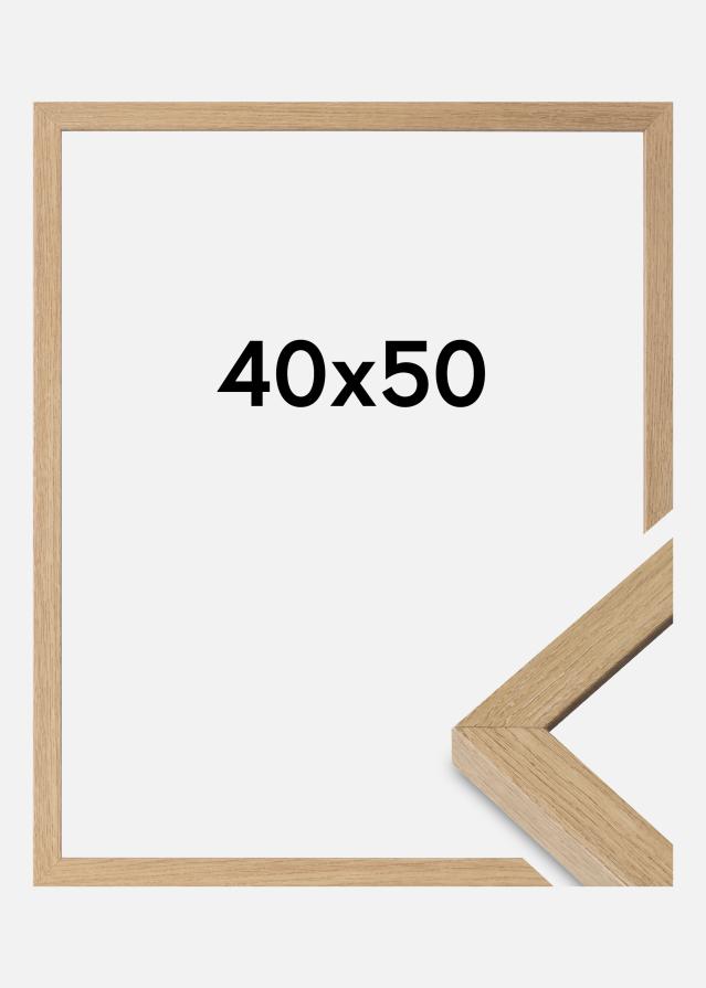 Moldura Hermes Vidro acrílico Natural Oak 40x50 cm