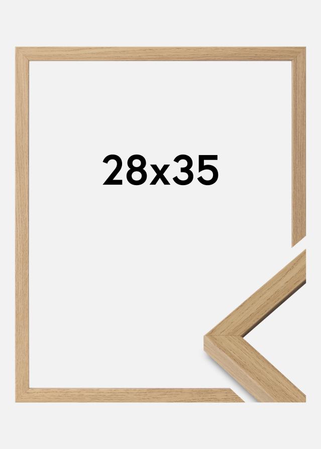 Moldura Ares Vidro acrílico Natural Oak 28x35 cm