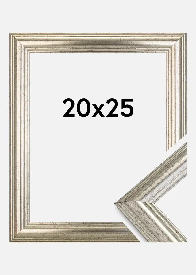 Moldura Västkusten Prateado 20x25 cm