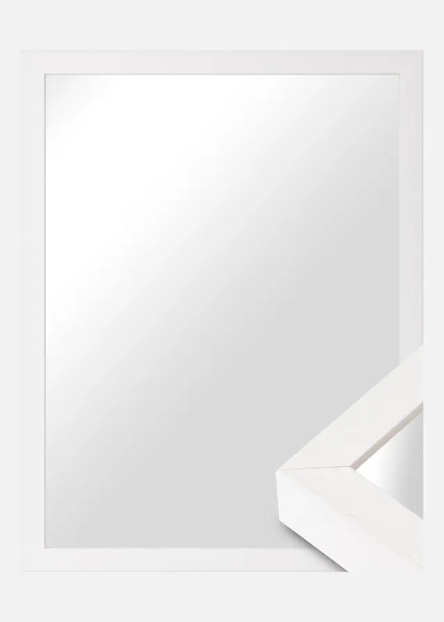 Espelho Gävle Branco - Tamanho personalizável