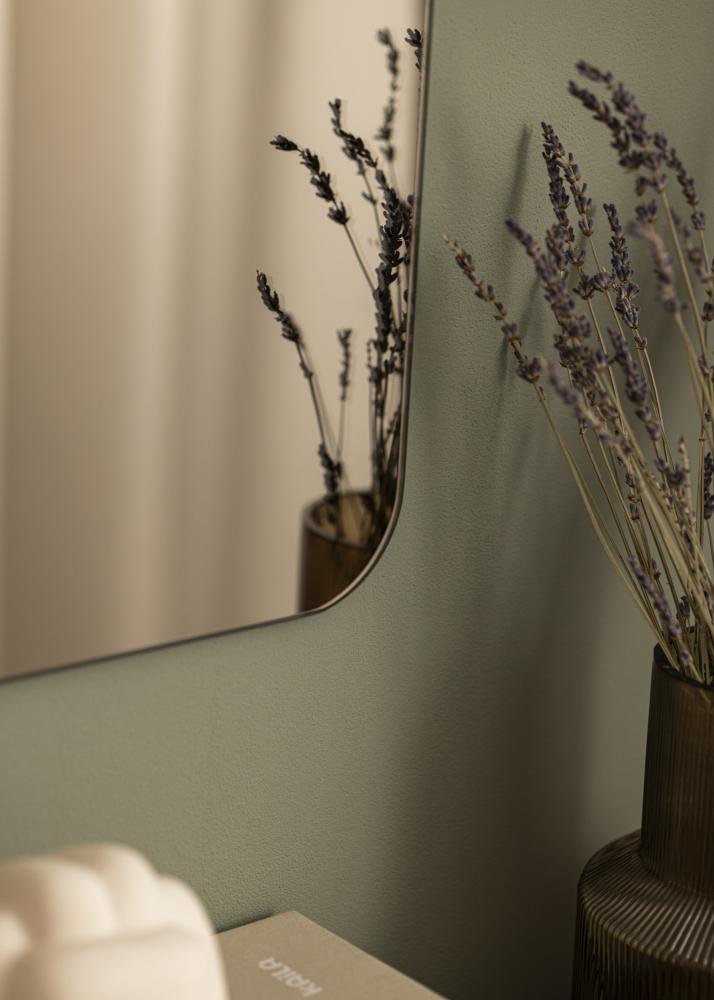 KAILA Espelho Square Dfolha Bronze 40x40 cm