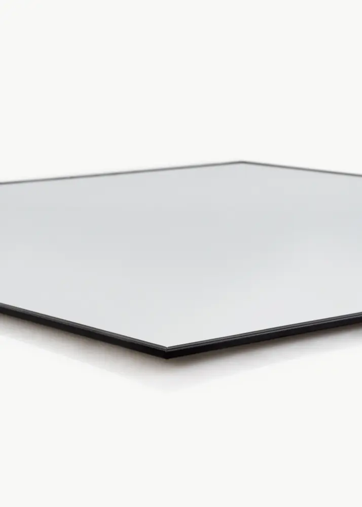 KAILA Square Mirror - Thin Black 60x60 cm