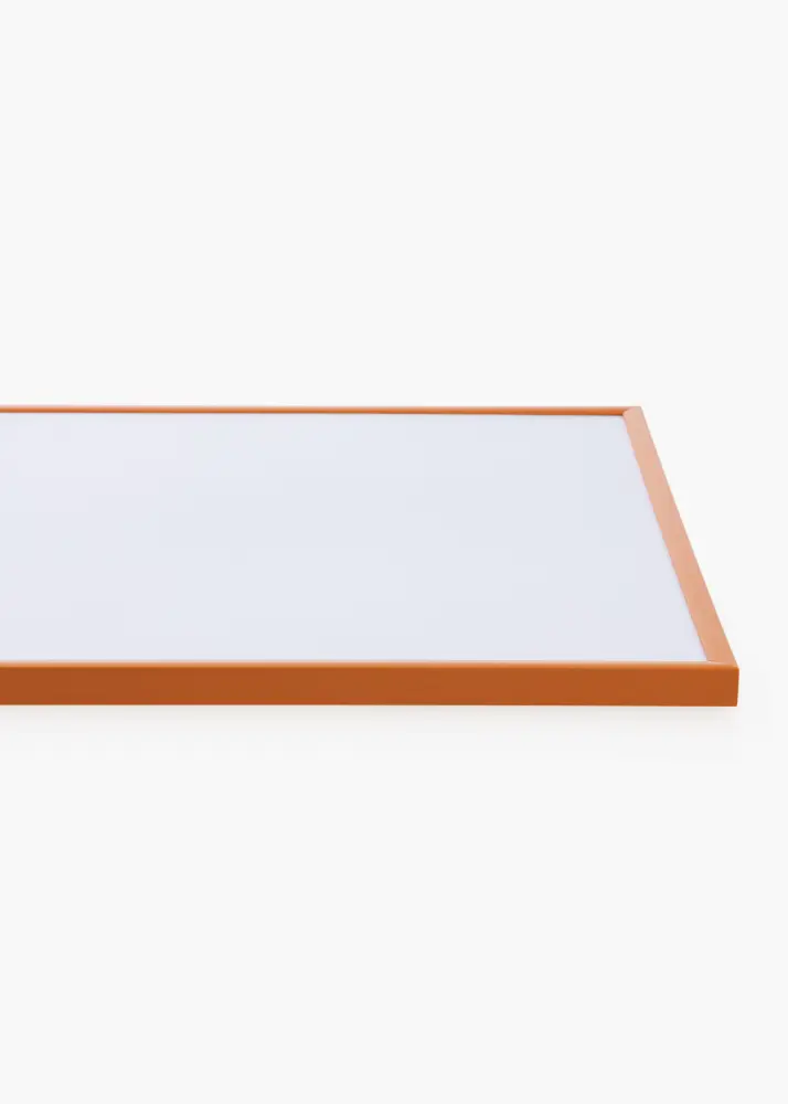 Moldura New Lifestyle Laranja-claro 30x40 cm - Passe-partout Branco 20x28 cm