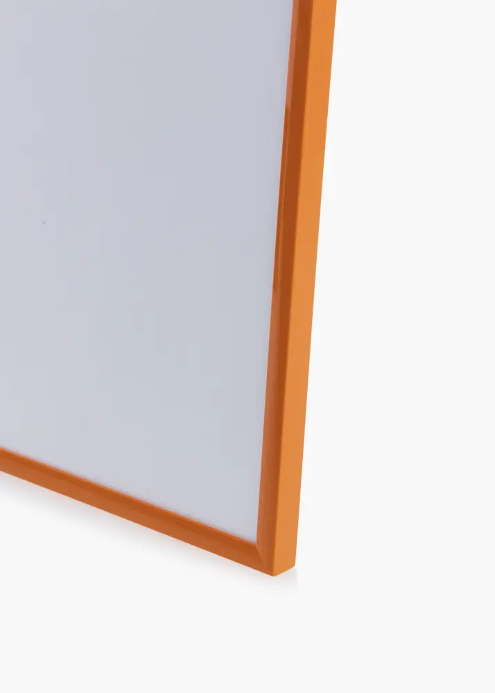 Moldura New Lifestyle Laranja-claro 30x40 cm - Passe-partout Branco 20x28 cm