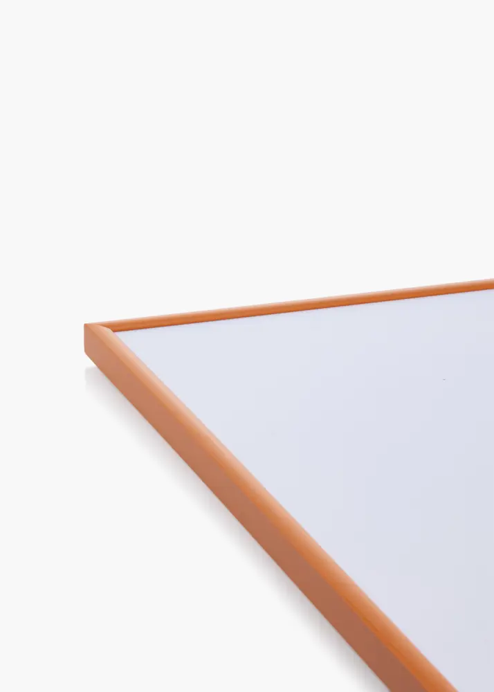 Moldura New Lifestyle Laranja-claro 30x40 cm - Passe-partout Branco 20x28 cm