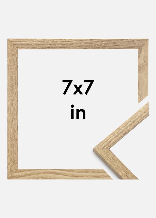 Moldura Trendy Vidro Acrílico Carvalho 7x7 inches (17,8x17,8 cm)