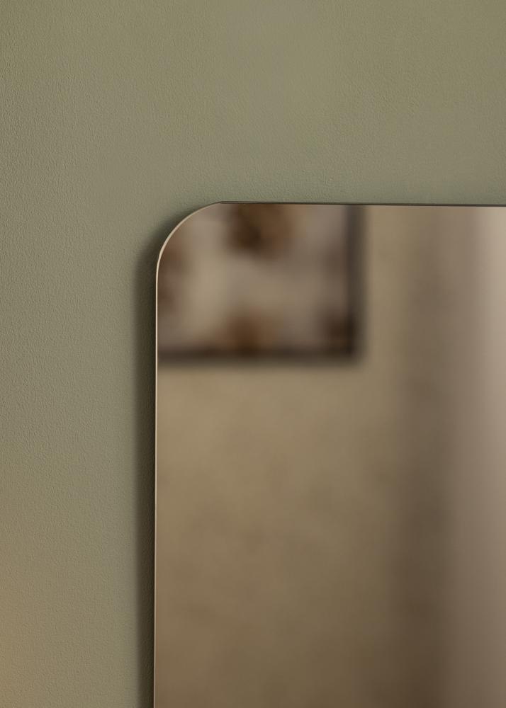 KAILA Espelho Square Dfolha Bronze 40x40 cm