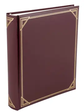 Henzo Promo Álbum Bordô - 29x33 cm (100 Páginas brancas / 50 folhas)