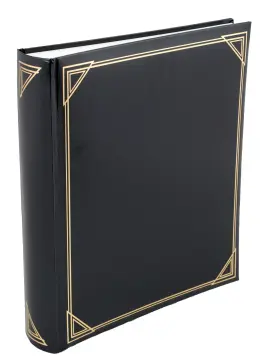 Henzo Promo Álbum Preto - 29x33 cm (100 Páginas brancas / 50 folhas)