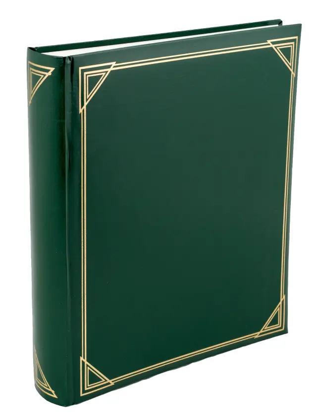Henzo Promo Álbum Verde - 29x33 cm (100 Páginas brancas / 50 folhas)