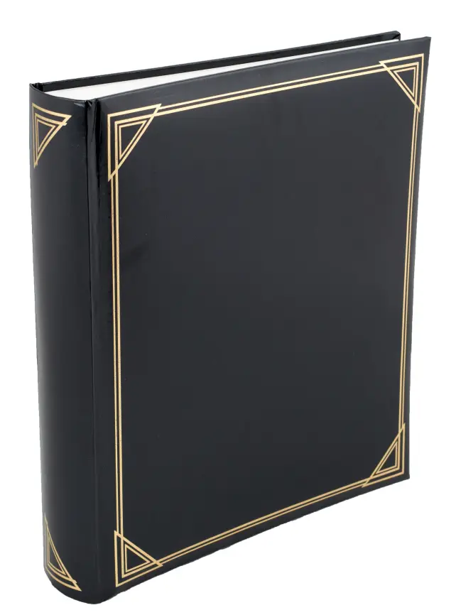 Henzo Promo Álbum Preto - 29x33 cm (100 Páginas brancas / 50 folhas)