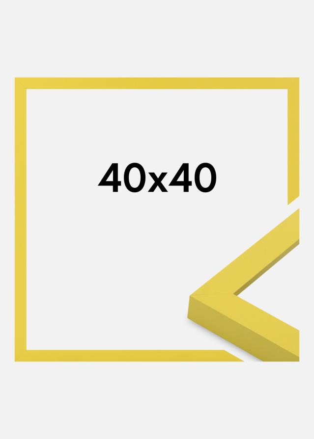 Moldura Selection Vidro acrílico Yellow 40x40 cm