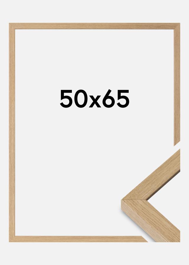 Moldura Hermes Vidro acrílico Natural Oak 50x65 cm