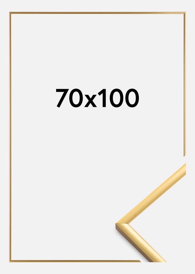 Moldura New Lifestyle Vidro acrílico Shiny Gold 70x100 cm