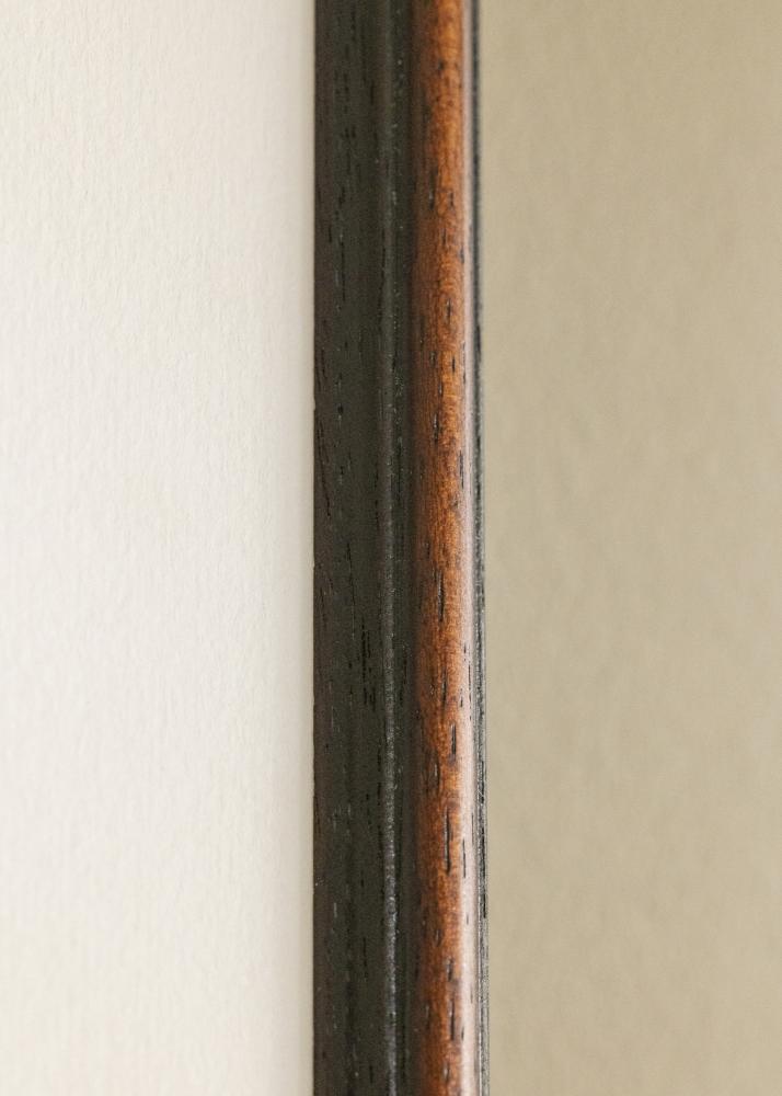 Moldura Horndal Vidro acrílico Nogueira 35x35 cm