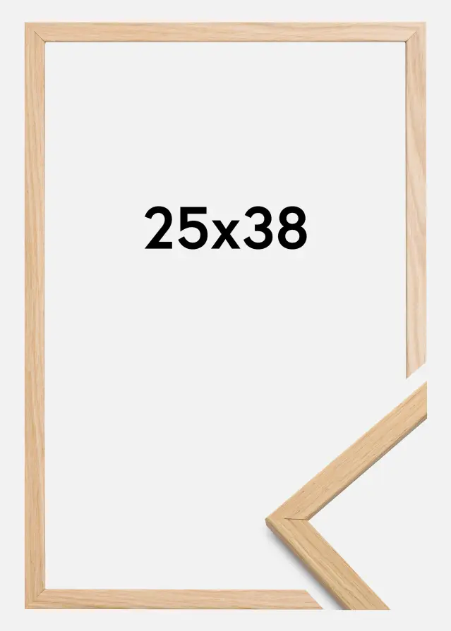 Moldura Edsbyn Vidro acrílico Carvalho 25x38 cm