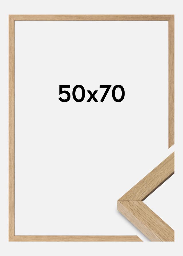 Moldura Hermes Vidro acrílico Natural Oak 50x70 cm