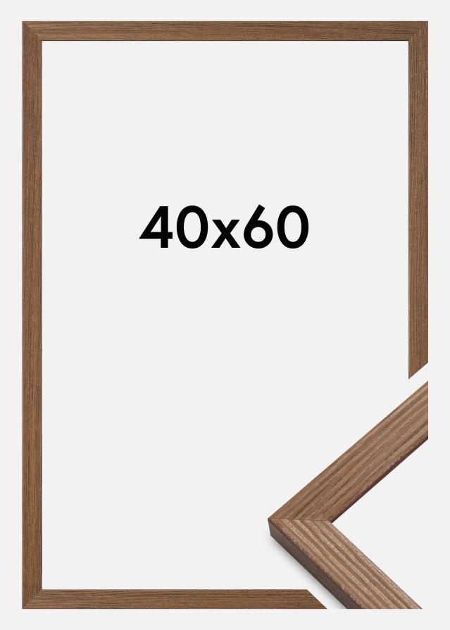Moldura Fiorito Carvalho-escuro 40x60 cm