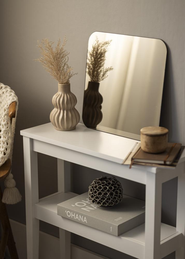 KAILA Espelho Square Dfolha Bronze 40x40 cm