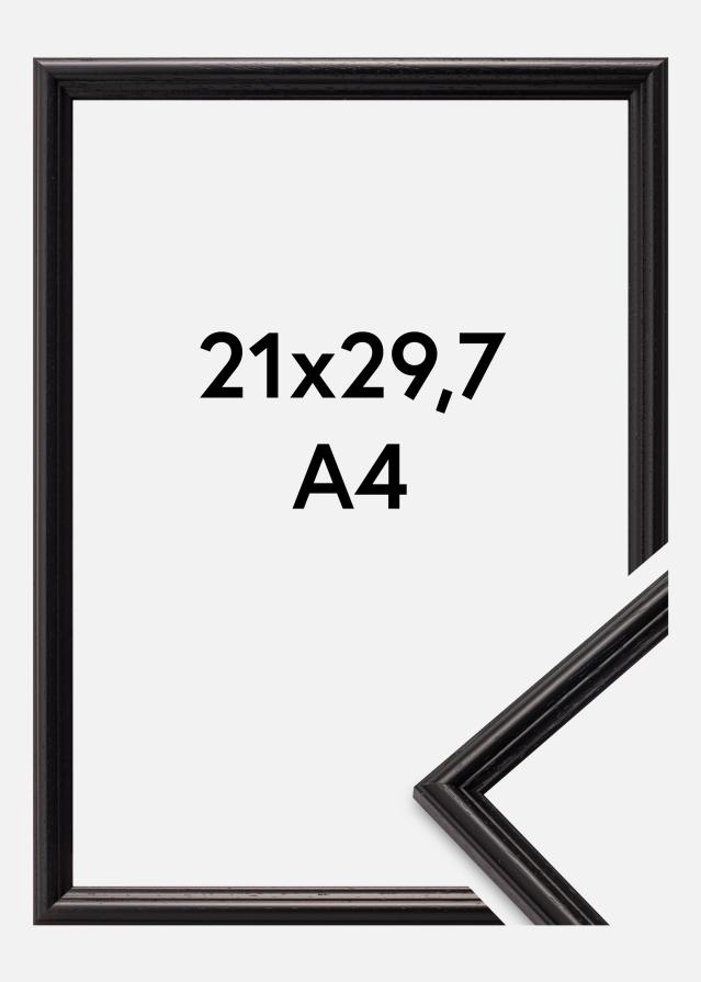 Moldura Horndal Vidro acrílico Preto 21x29,7 cm (A4)