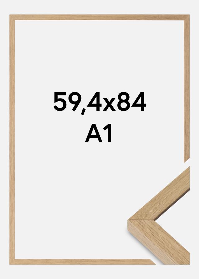 Moldura Hermes Vidro acrílico Natural Oak 59,4x84,1 cm (A1)