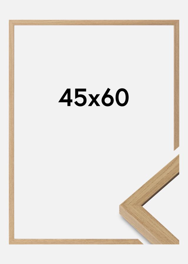 Moldura Ares Vidro acrílico Natural Oak 45x60 cm