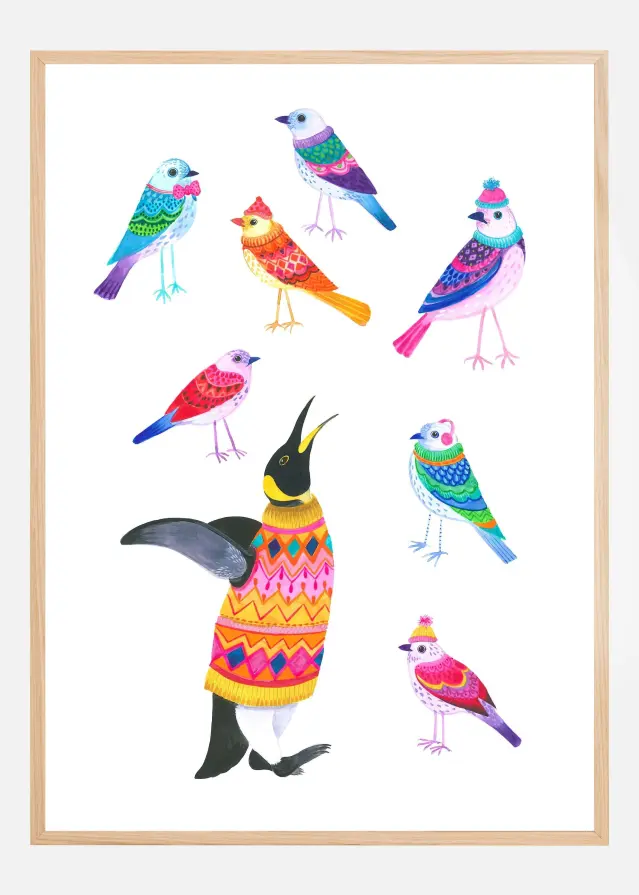 Winter Birds Póster