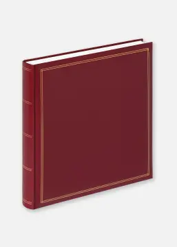 Monza Álbum Classic Vermelho - 34x33 cm (60 Páginas brancas / 30 folhas)