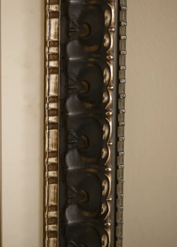 Moldura Skokloster Preto - Tamanho personalizável