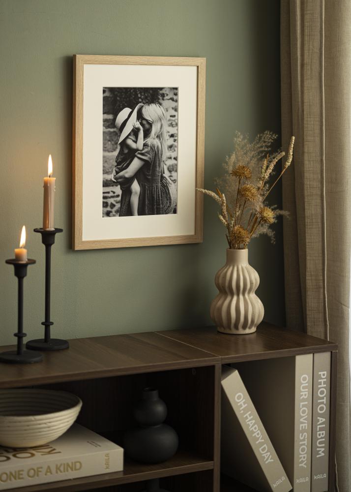 Passe-partout Offwhite (Bordo interior branco) - Por medida