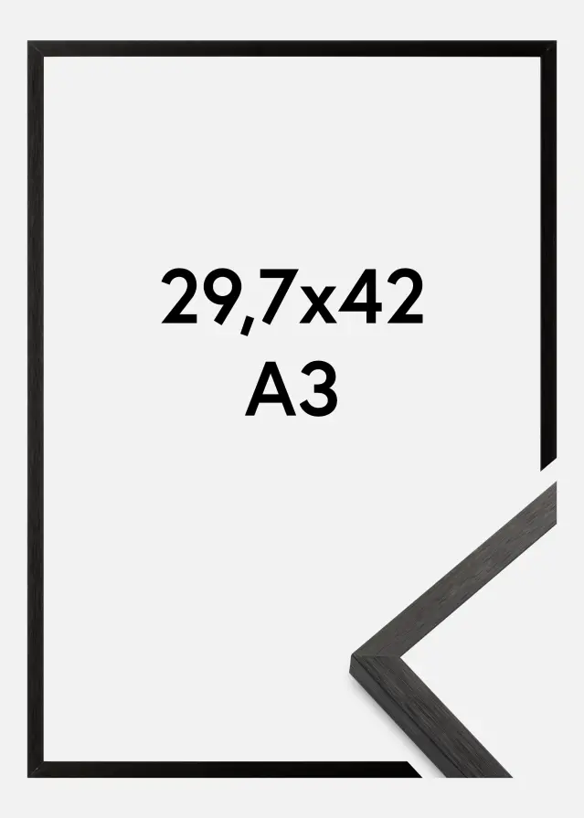 Moldura Chair Preto 29,7x42 cm (A3)