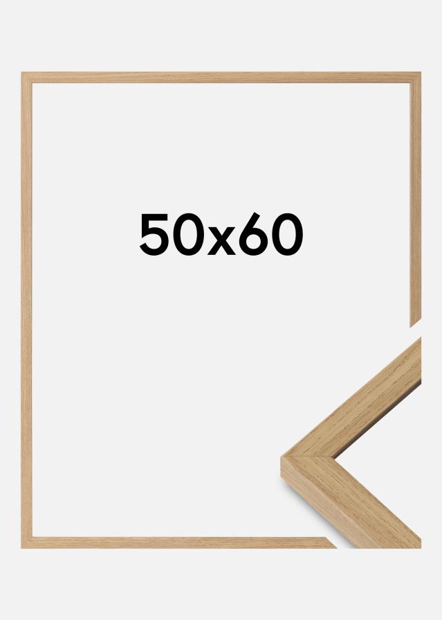 Moldura Ares Vidro acrílico Natural Oak 50x60 cm