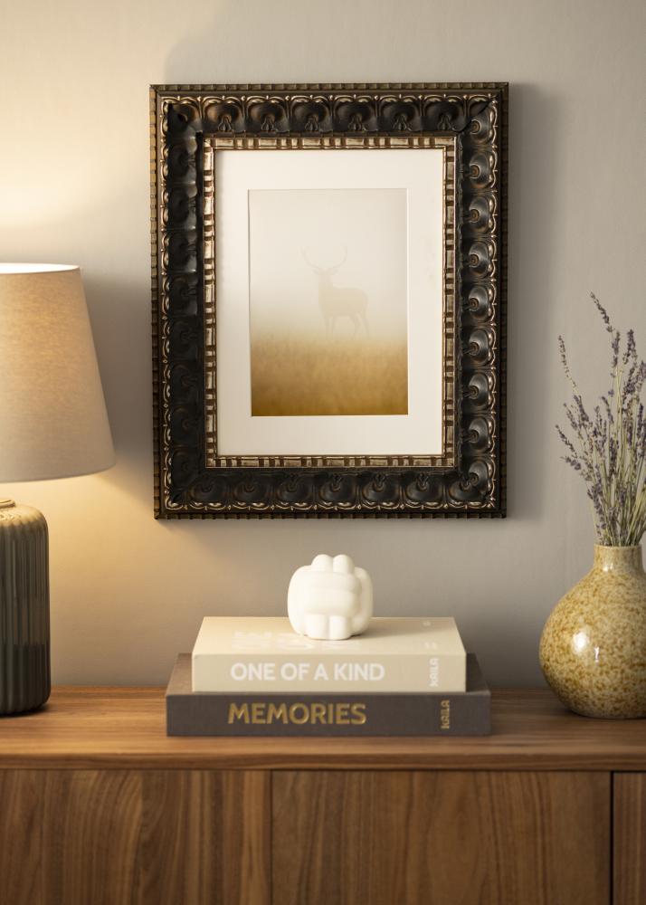 Moldura Skokloster Preto - Tamanho personalizável