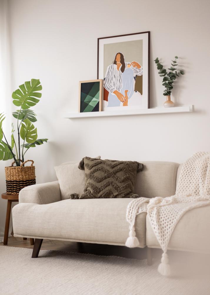 KAILA Prateleira para Quadros Branca 130 cm