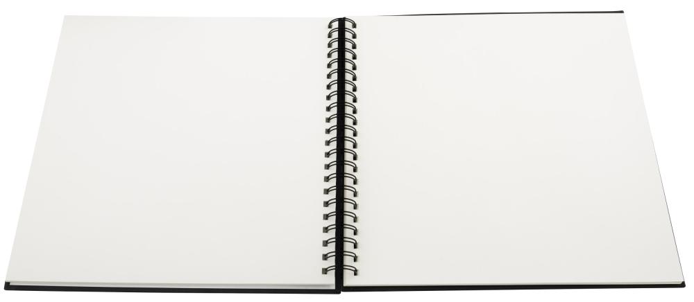 Fun Álbum de espiral Cor-de-rosa - 30x30 cm (50 Páginas brancas / 25 folhas)