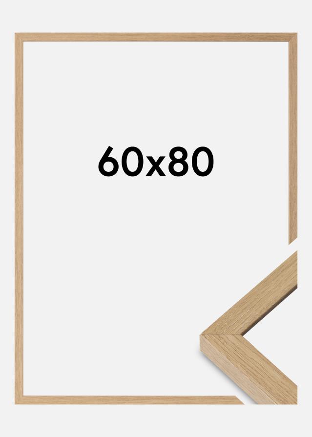 Moldura Hermes Vidro acrílico Natural Oak 60x80 cm