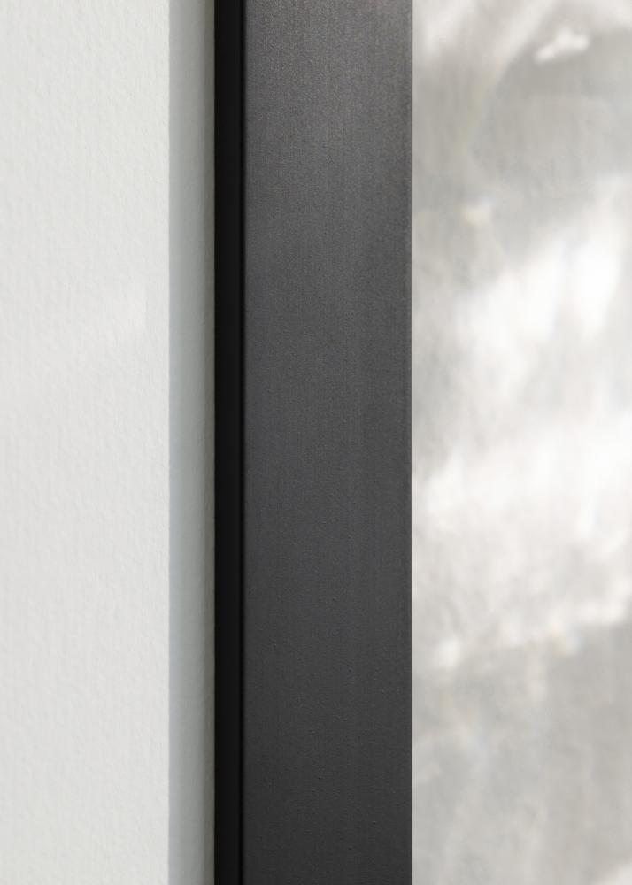 Moldura Jämtland Vidro acrílico Preto 9x80 cm