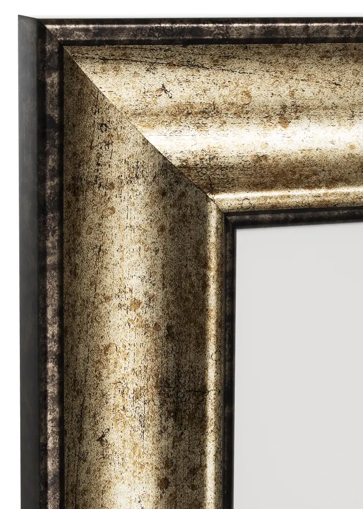 Moldura Saltsjöbaden Ouro antigo 45x60 cm - Passe-partout Preto 12x18 inches