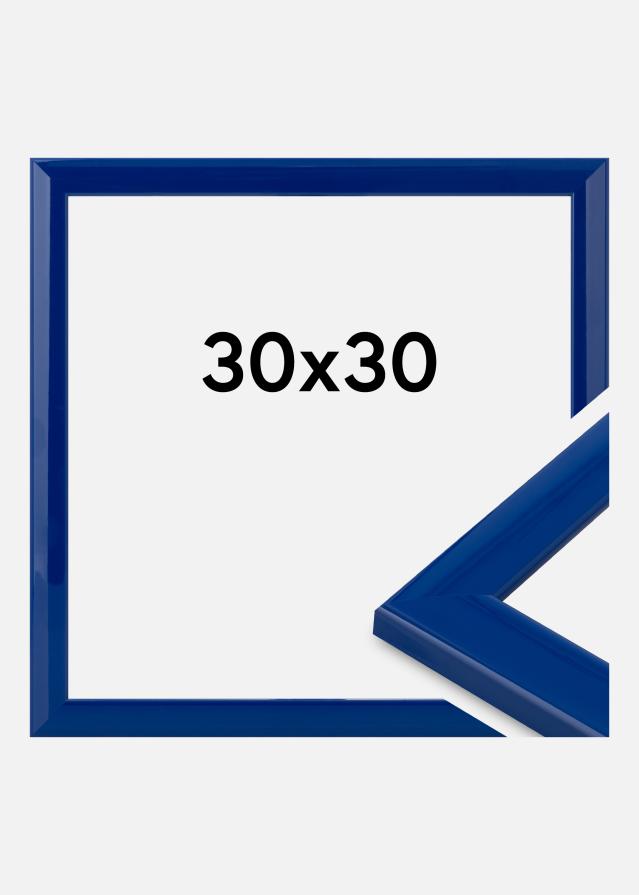 Moldura Dorset Vidro acrílico Azul-escuro 30x30 cm