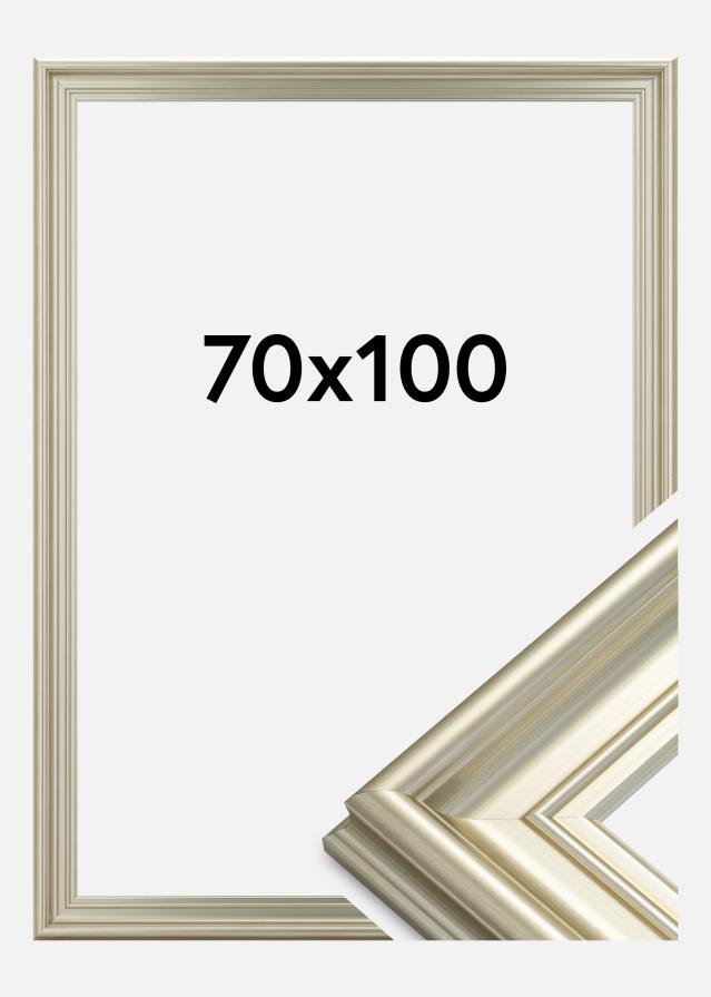 Moldura Mora Premium Prateado 70x100 cm