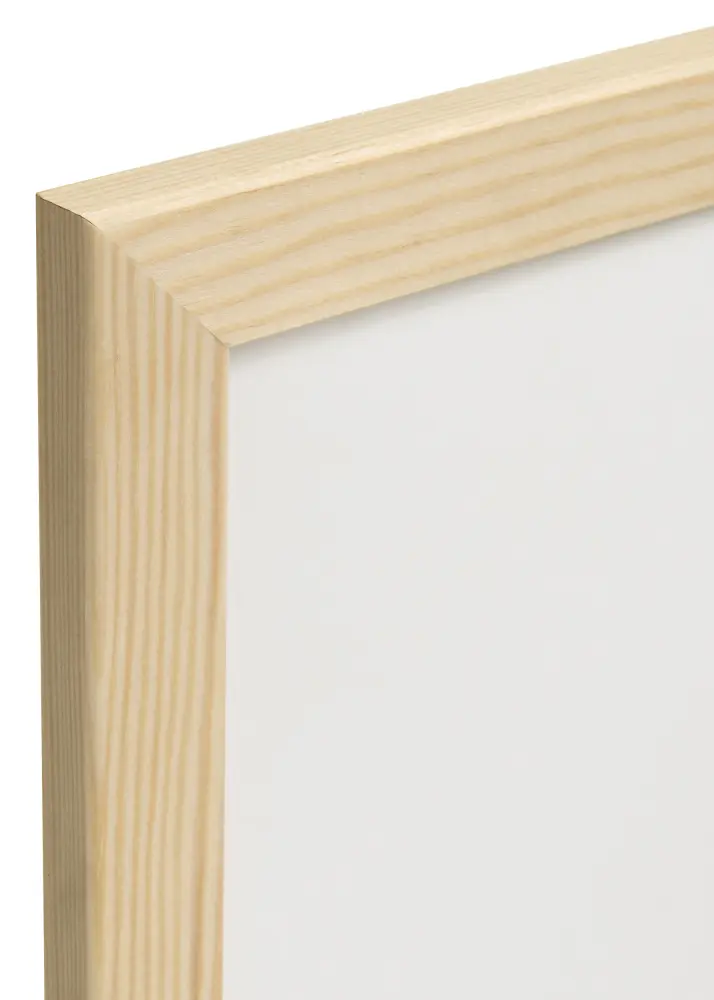 Moldura Trendline Natural 80x80 cm - Passe-partout Preto 70x70 cm