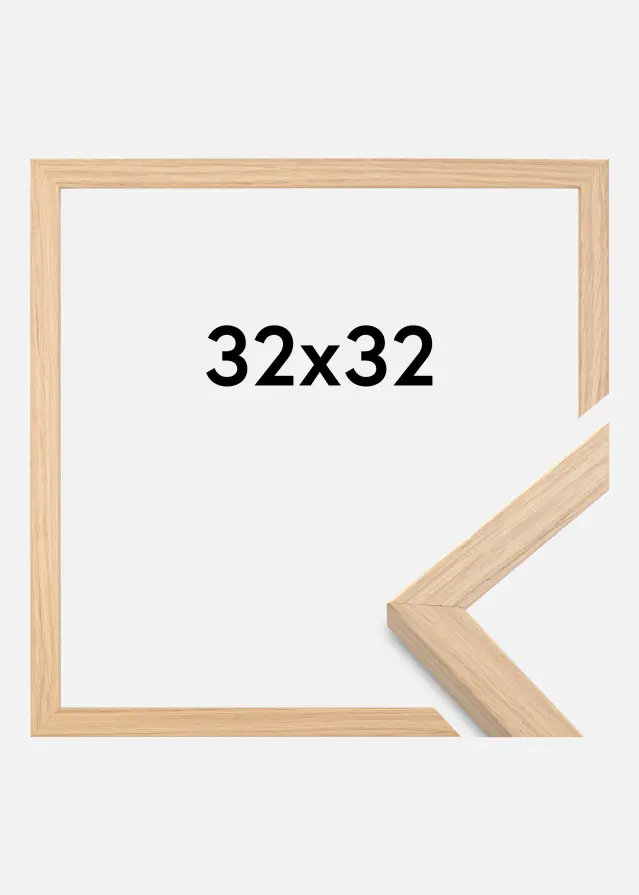 Moldura Grimsåker Vidro acrílico Carvalho 32x32 cm