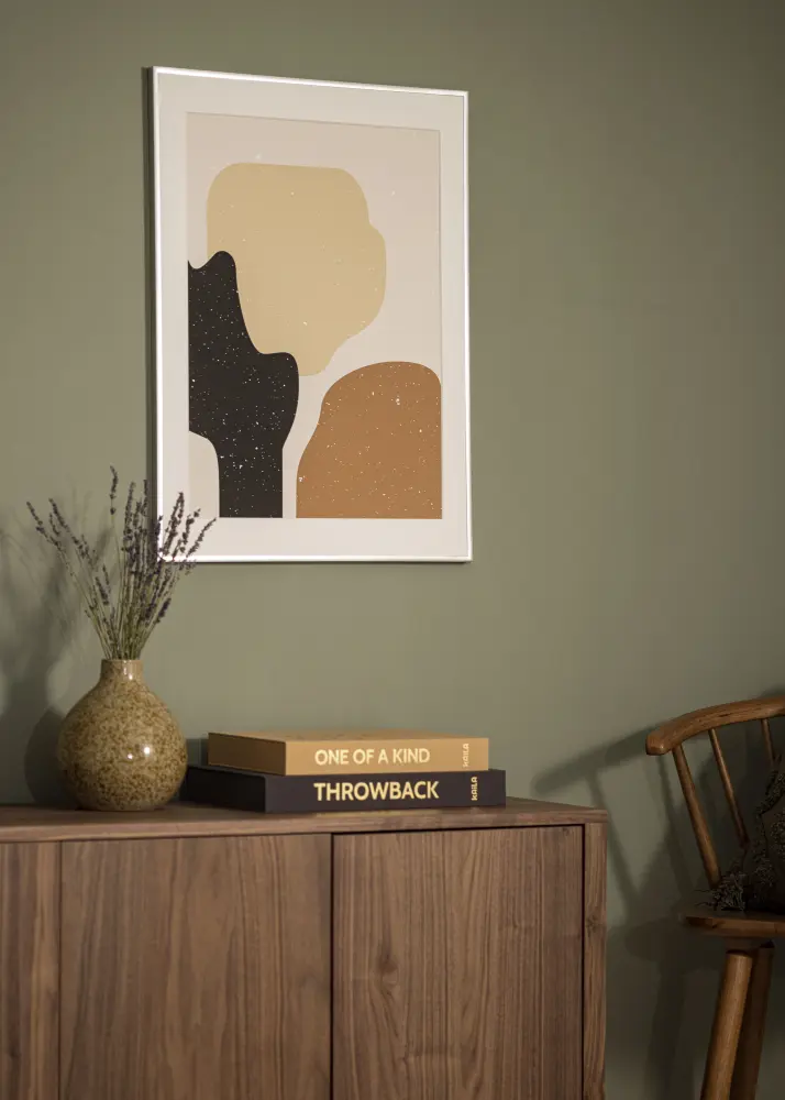 Moldura Póster Frame Aluminum Prateado 21x29,7 cm (A4)