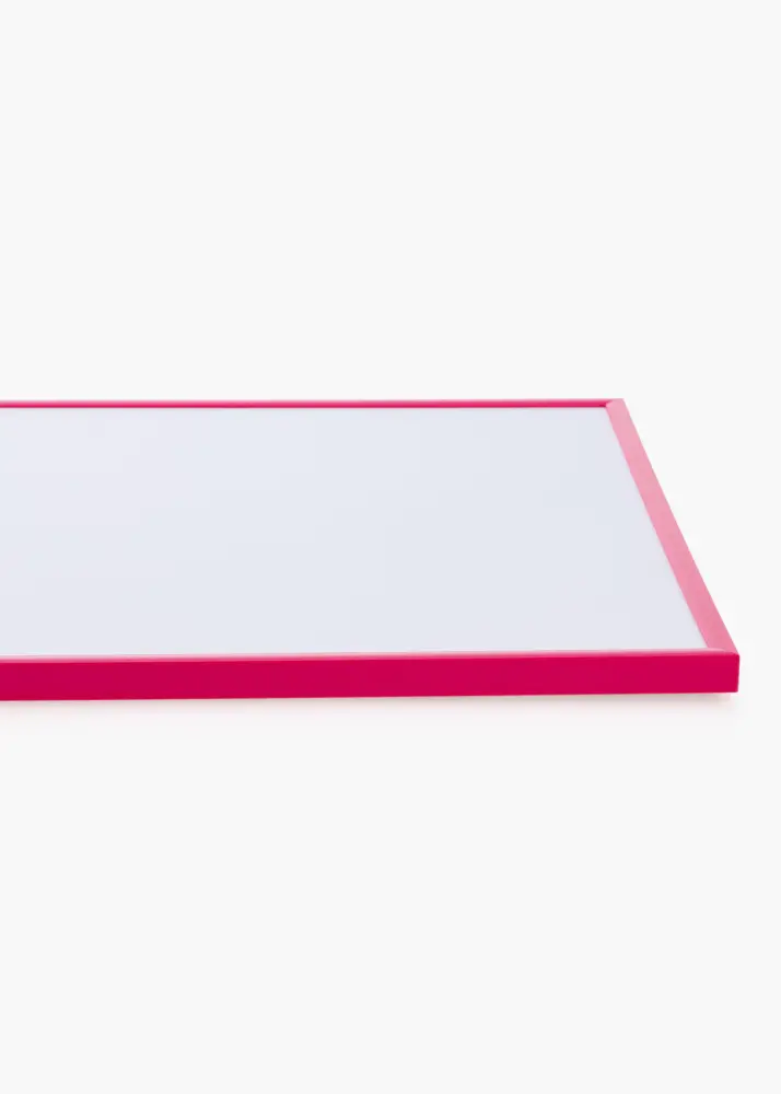 Moldura New Lifestyle Hot Pink 30x40 cm - Passe-partout Branco 20x28 cm