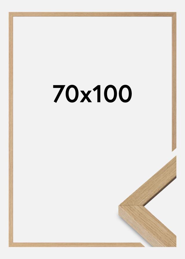 Moldura Hermes Vidro acrílico Natural Oak 70x100 cm