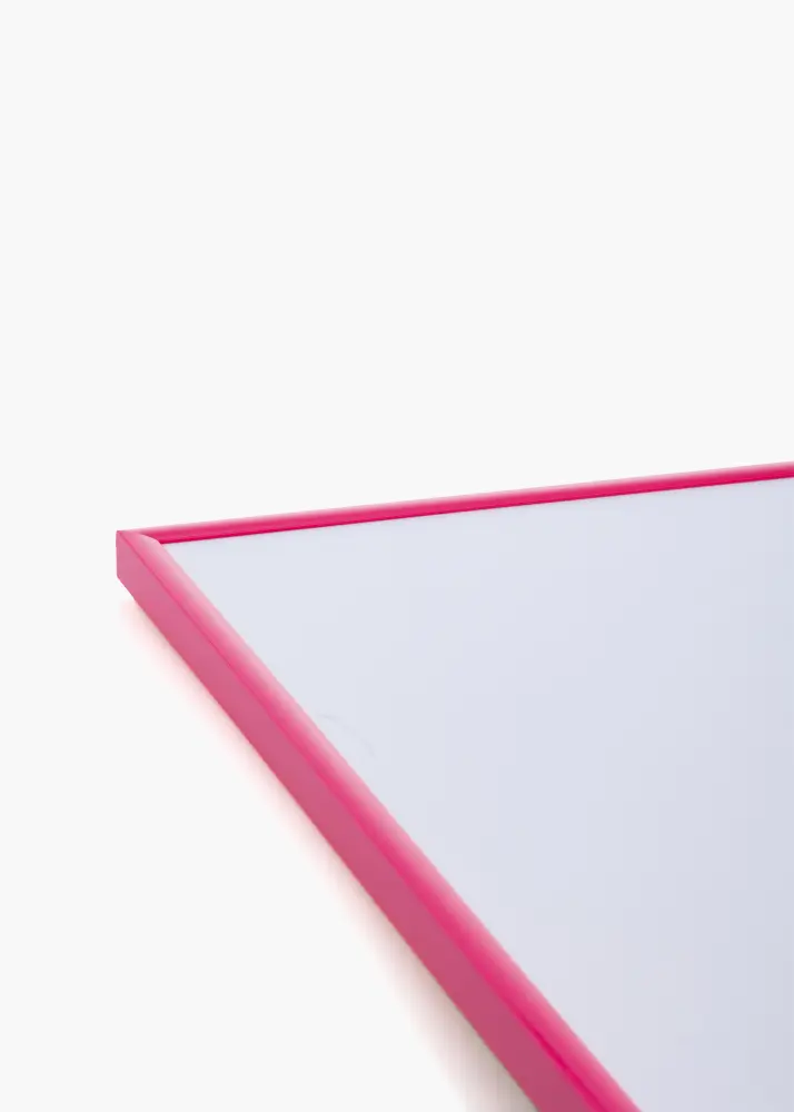 Moldura New Lifestyle Hot Pink 30x40 cm - Passe-partout Branco 20x28 cm