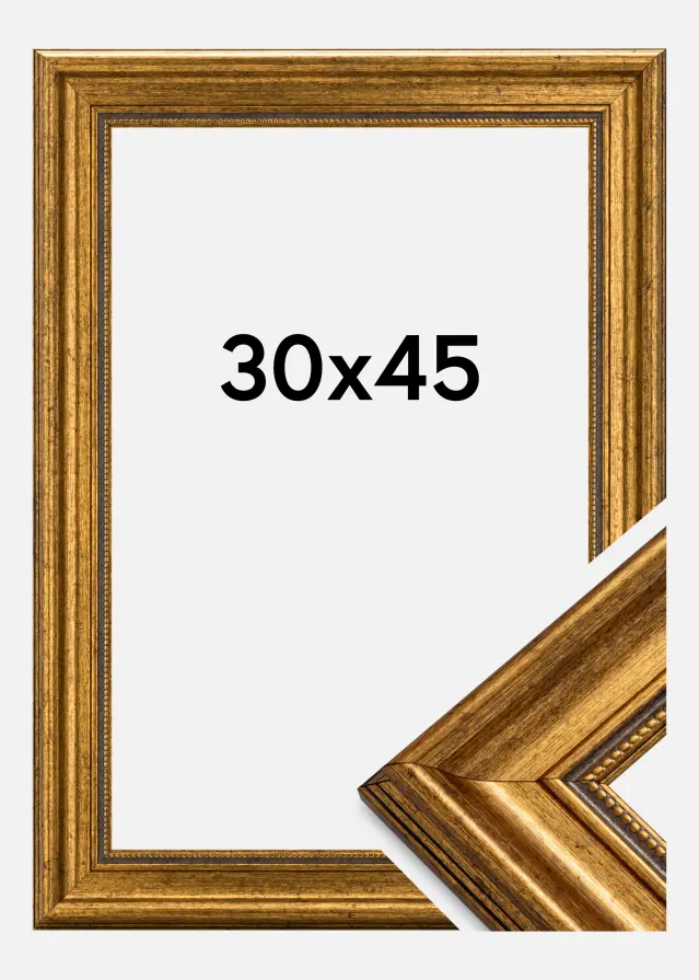 Moldura Rokoko Dourado 30x45 cm