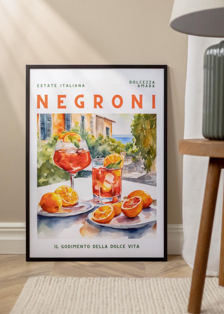 Moldura Edsbyn Vidro acrílico Preto 9x11 cm