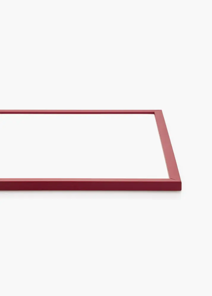 Moldura Edsbyn Vermelho 40x50 cm - Passe-partout Preto 29,7x42 cm (A3)